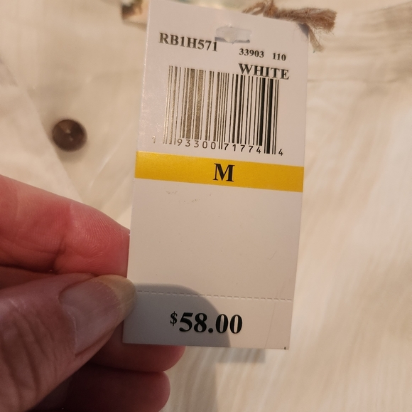 Nwt Rise & Bloom Gauzy Beach Coverup size Medium - Picture 7 of 8